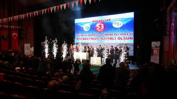 Bakan Eroğlu baraj ve göletin temellerini attı