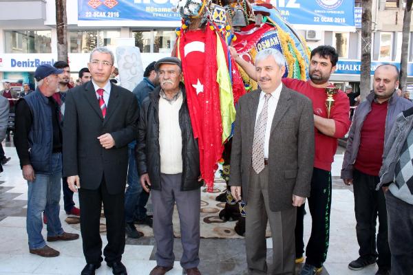 Kumluca'da 'en süslü deve' seçildi