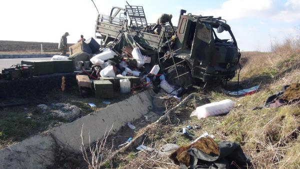 Kırklareli’de askeri araç kaza yaptı: 3 asker yaralandı