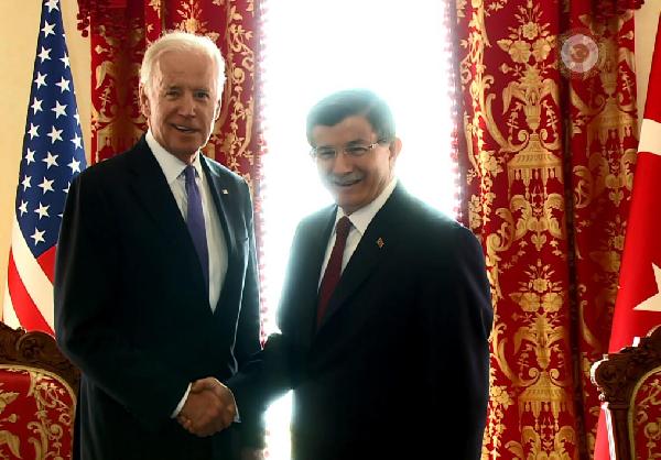 ek fotoğraflar// Davutoğlu-Biden görüşmesi başladı