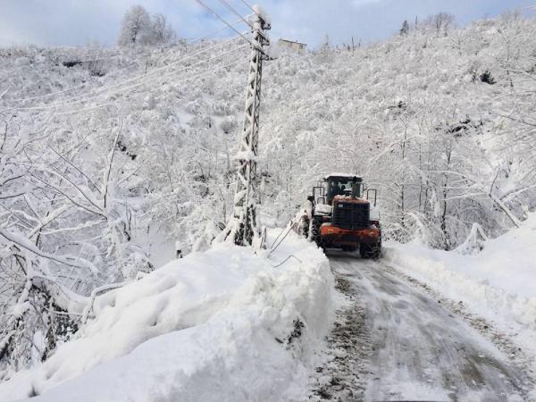 Ordu'da kar kalınlığı 2 metreyi geçti