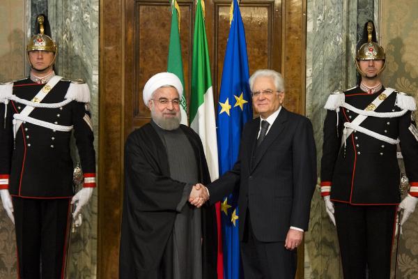 İran Cumhurbaşkanı Ruhani İtalya’da