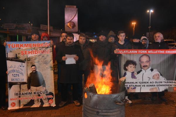 MHP Şile: "Türkmen Dağı yanıyor"
