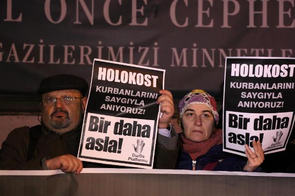Holokost kurbanları için anma...