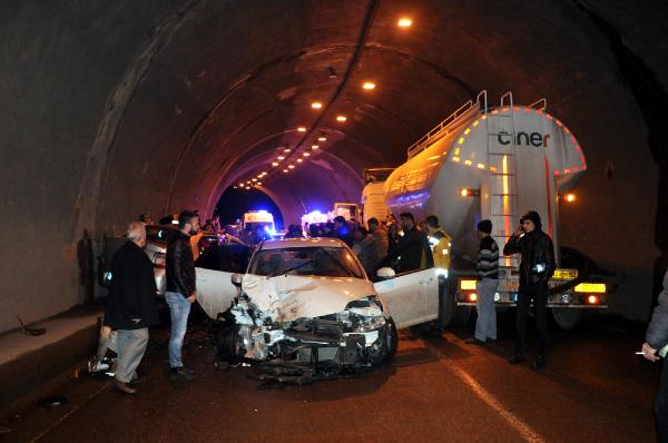 Zonguldak'ta tünel içinde kaza: 3 yaralı