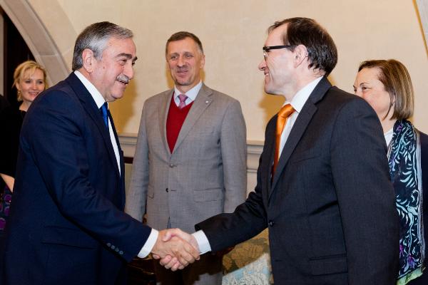 KKTC Cumhurbaşkanı Akıncı, BM Genel Sekreteri'nin Kıbrıs özel danışmanı Eide ile görüştü.