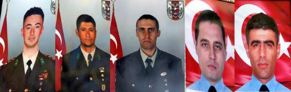 Sur'daki 5 şehit, memleketlerine gözyaşlarıyla uğurlandı