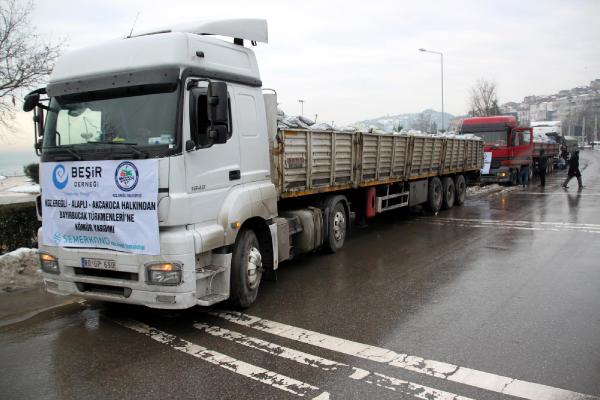 Zonguldak'tan Bayırbucak Türmenleri'ne kömür yardımı