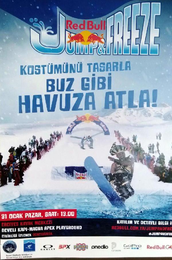 Erciyes'te sıra dışı gösteri