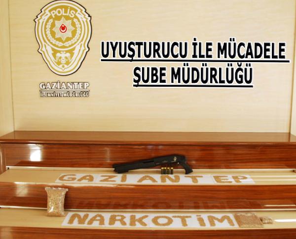 Gaziantep'te 15 bin uyuşturucu hapa 1 tutuklama