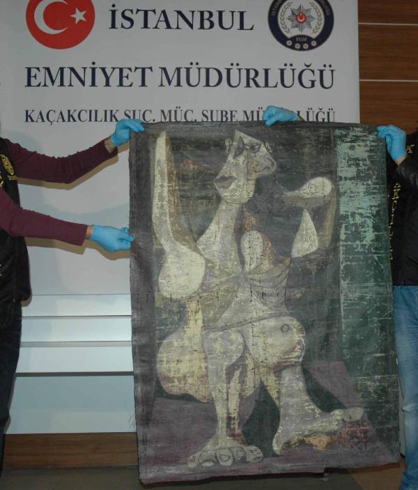 Picasso tablosu basına gösterildi