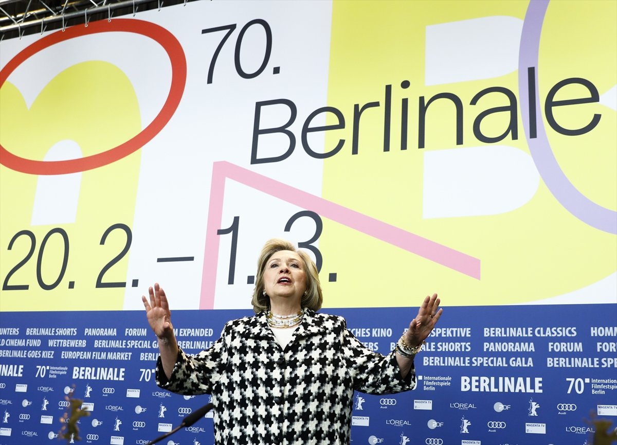 Clinton, Berlinale'de konuştu