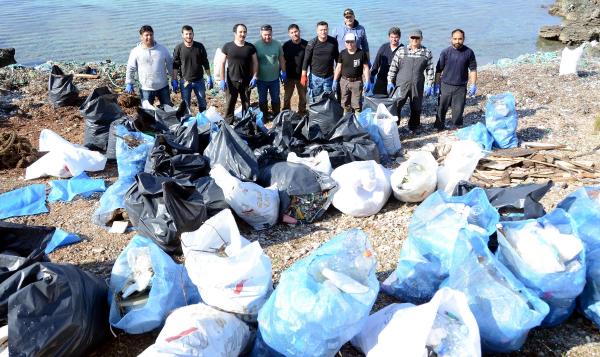 Bodrum Küçük Koy'da büyük temizlik