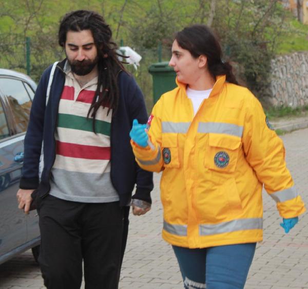 Öğrenci evinde yangın