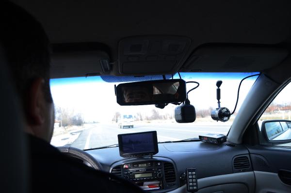 Ereğli'de kazaları önlemek için şehir içinde 'radar' denetimi