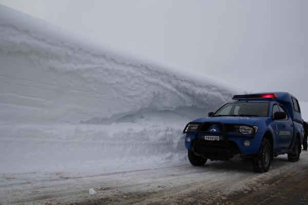 Ordu’da karda hedikli ulaşım