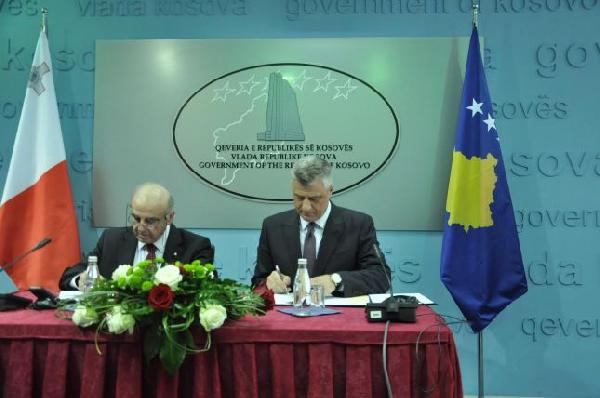 Kosova ile Malta arasında devletlerarası işbirliği anlaşması imzalandı