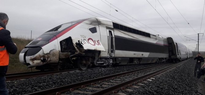 Fransa’da tren raydan çıktı: Çok sayıda yaralı