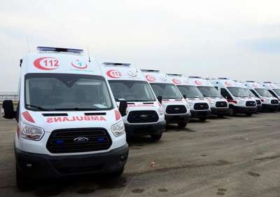 Bakalık, Bitlis'e 1 ambulans helikopter ve 7 ambulans verdi