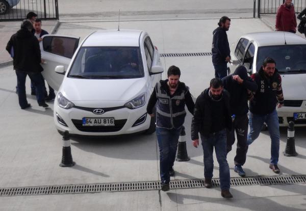 Uşak'ta uyuşturucu ticareti yapan 3 kişi tutuklandı