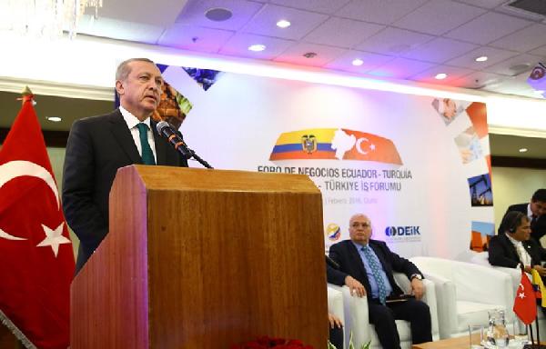 Cumhurbaşkanı Erdoğan, Türkiye-Ekvador İş Konseyi Toplantısında konuştu