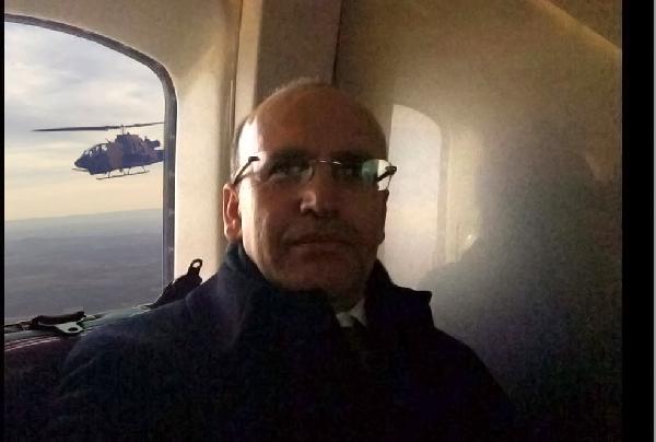 Mehmet Şimşek'ten yerli üretim T129 helikopteri ile selfie