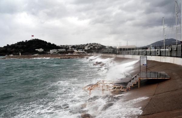 Bodrum'da fırtına uyarısı