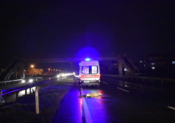 Otomobilin çarptığı kadın hayatını kaybetti
