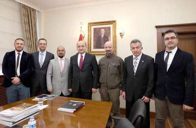 Başbakan Yardımcısı Akdoğan, TFMD yönetimini kabul etti