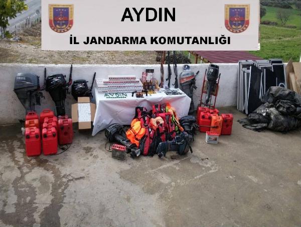 Didim, Söke ve Kuşadası'nda göçmen kaçakçılığı operasyonu