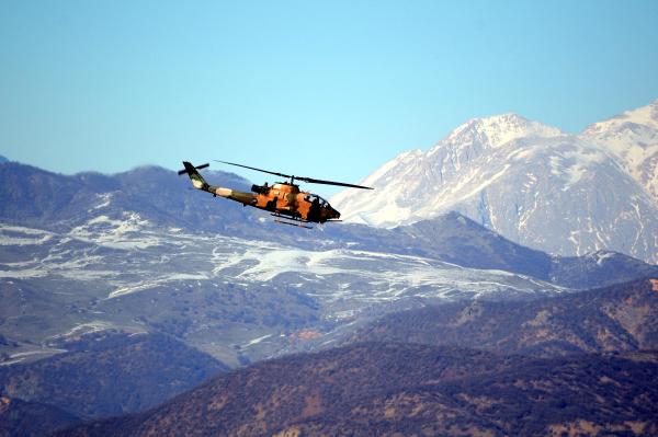 Tunceli'de PKK'lıların yerlerini ANKA tespit etti, Kobralar vurdu