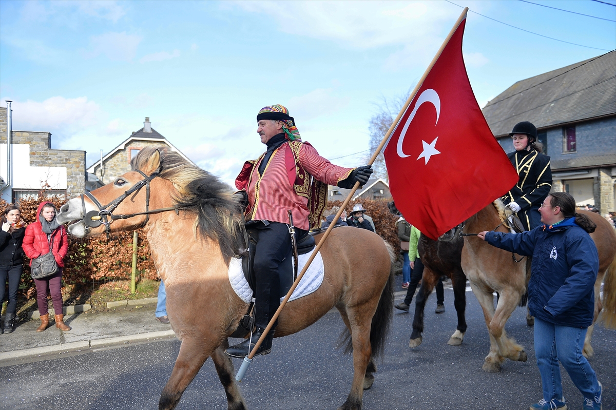Belçika'nın 'Türk köyü'nde karnaval coşkusu