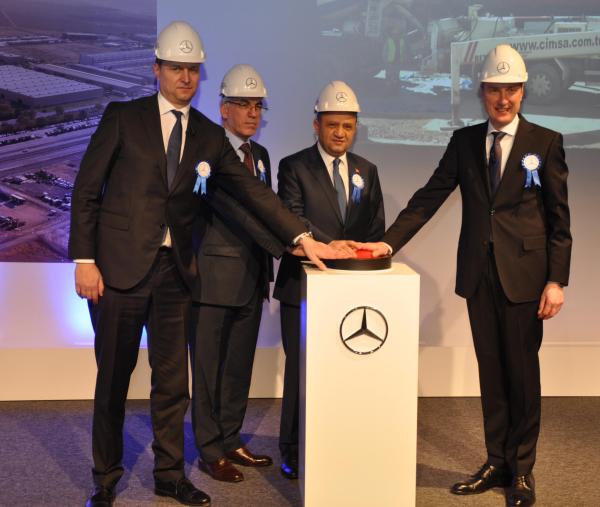 Bakan Işık, Mercedes Benz'in kamyon fabrikasının kapasite artırım yatırımın temelini attı