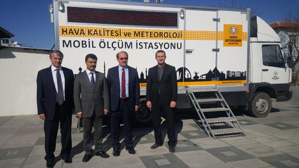 Karapınar'ın, hava kalitesi ölçüldü