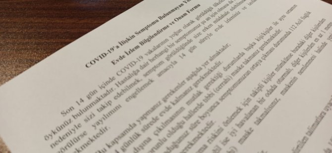 Yurt dışından gelenlere taahhütname imzalatılıyor