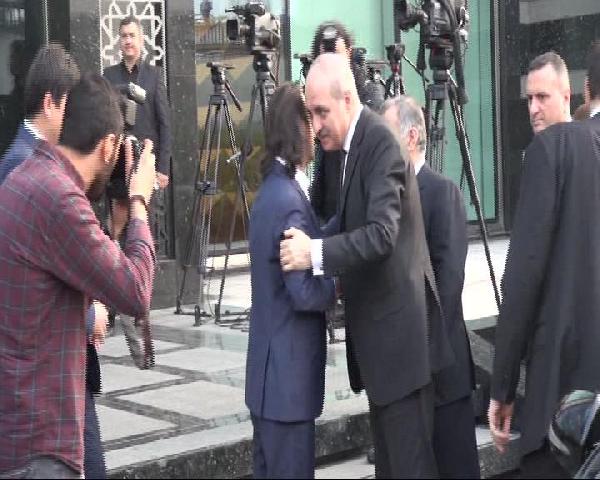 Numan Kurtulmuş'tan Yeni Şafak Gazetesi'ne geçmiş olsun ziyareti