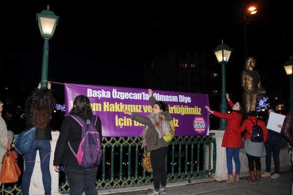Eskişehir'de Özgecan eylemi
