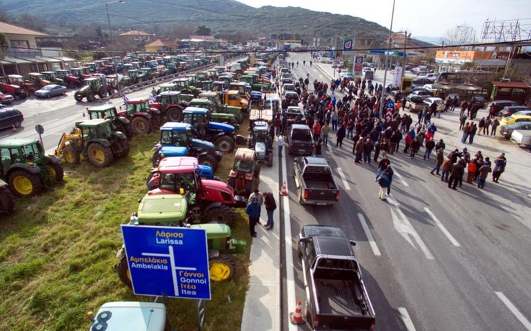 Yunan çiftçiler, Türk sınır kapısını kapattı