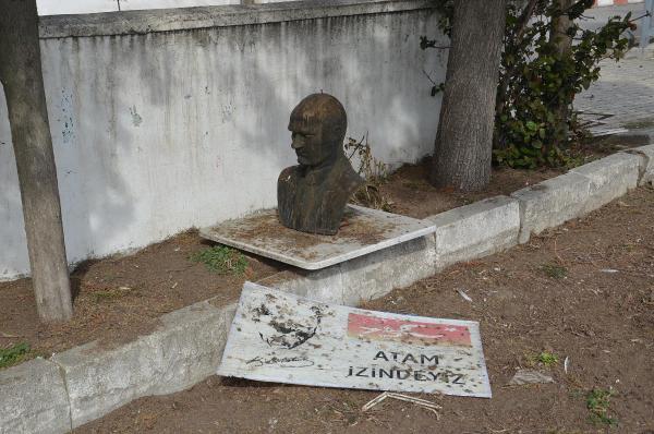Ergene'de Atatürk büstü tartışması