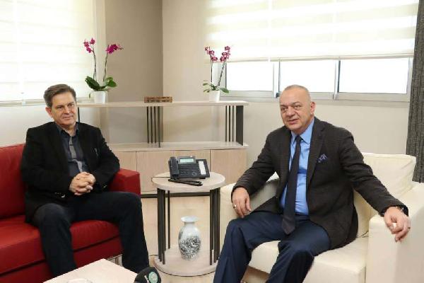 Emniyet Müdürü Ceren, Başkan Ergün'e veda etti