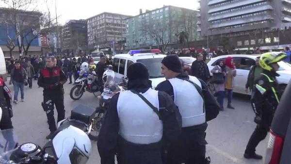 Polis 'dur' ihtarına uymayan sürücüyü ateş açarak yakaladı