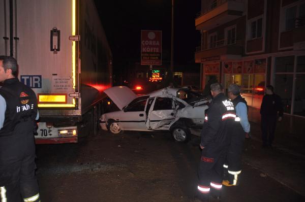 İnfaz koruma memuru kazada öldü, 2 mesai arkadaşı yaralandı
