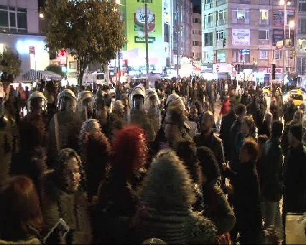 Kadıköy'de eylem sonrası gerginlik