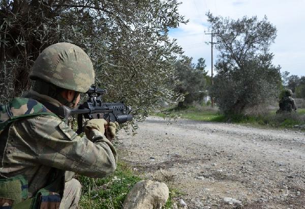 Kıbrıs Türk Barış Kuvvetleri'nden Meskun Mahallerde Teröristle Mücadele Eğitimi