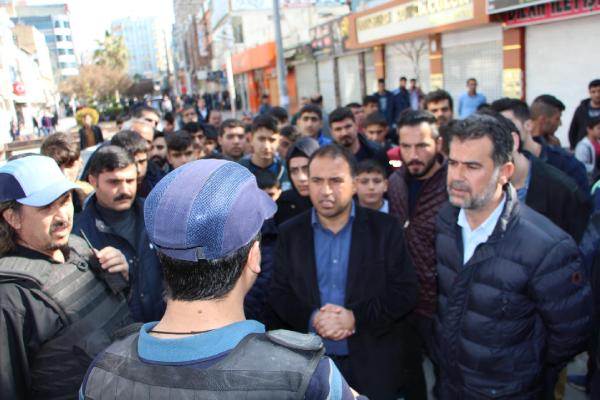 Kızıltepe'de 15 Şubat gerginliği