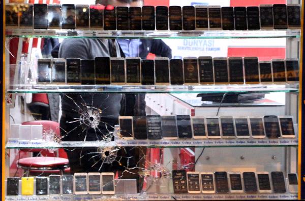 Kahramanmaraş'ta iş yeri kurşunlandı