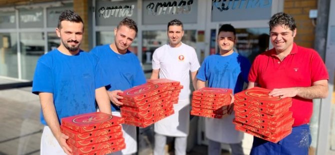 Gurbetçiler, sağlık çalışanlarını unutmadı