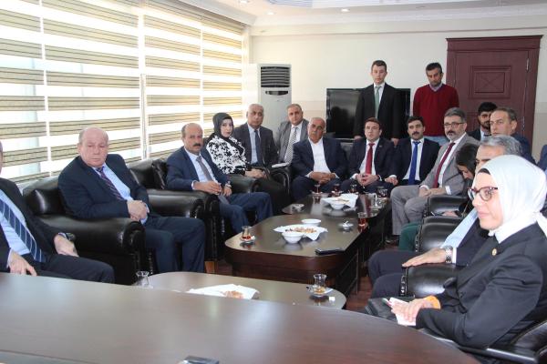 Şırnak'ta görevlendirilen vekiller Silopi'de temaslarda bulundu