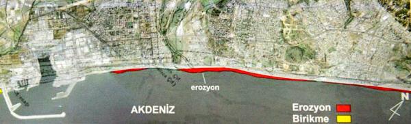 Dünyaca ünlü sahil 70 metre kayboldu