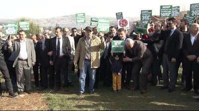 MHP'lilerden 'fidan dikme' eylemi